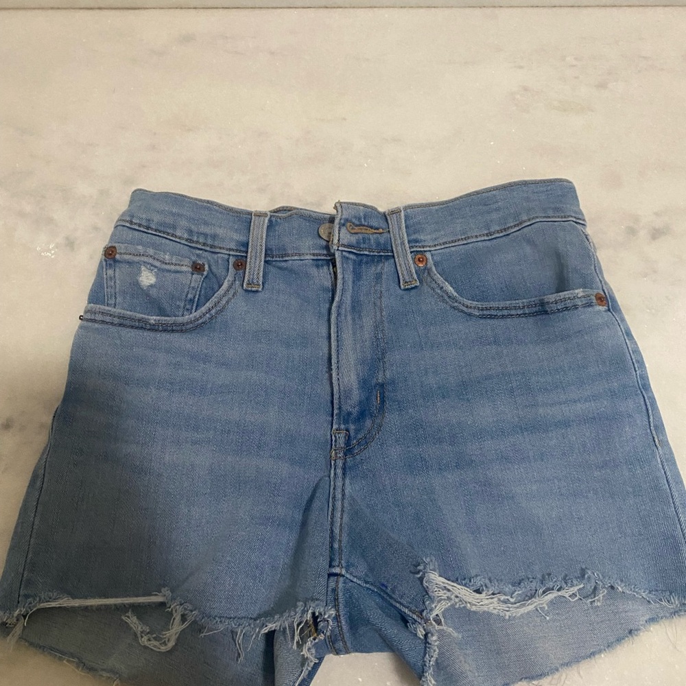 Women's Distressed Denim Shorts